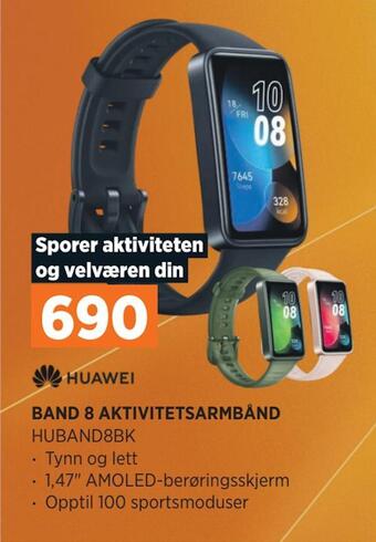 POWER Huawei band 8 aktivitetsarmbånd tilbud