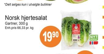 Joker Norsk hjertesalat tilbud