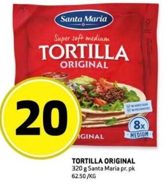 Bunnpris Santa maria tortilla tilbud