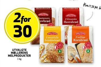 Bunnpris Møllerens kornbrød tilbud