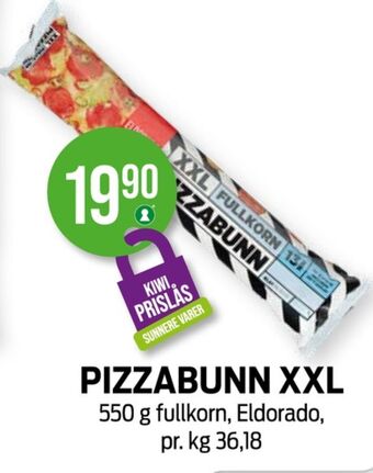 Kiwi Eldorado pizzabunn tilbud