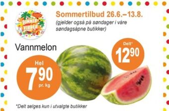 Joker Ukjent vannmelon tilbud