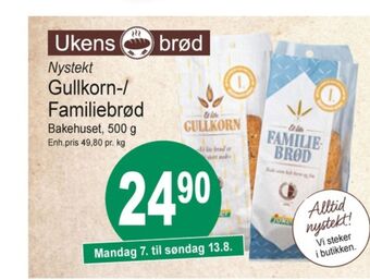 Joker Bakehuset brød tilbud