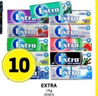 Bunnpris Extra tyggegummi tilbud