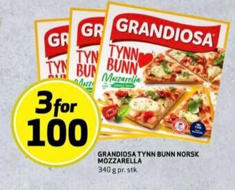 Bunnpris Grandiosa pizza tilbud