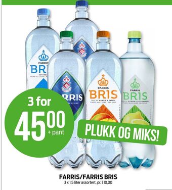 Kiwi Farris mineralvann tilbud