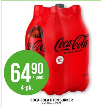 Kiwi Coca-cola zero brus tilbud