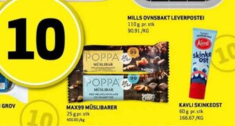 Bunnpris Kavli smøreost tilbud