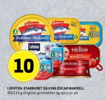 Bunnpris Stabburet makrell tilbud