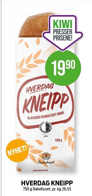 Kiwi Bakehuset brød tilbud