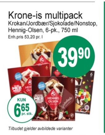 Joker Hennig-olsen isvafler tilbud