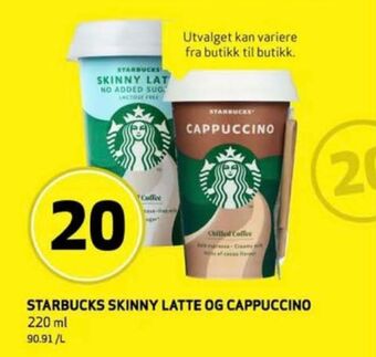 Bunnpris Starbucks iskaffe tilbud