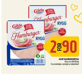 Coop Prix Gilde hamburgerrygg tilbud