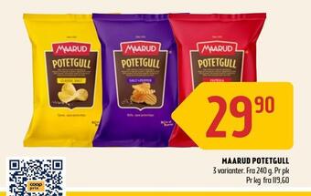 Coop Prix Maarud potetgull tilbud