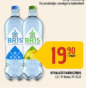 Coop Prix Utvalgte farris/bris tilbud