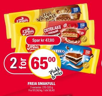 Coop Extra Freia smakfull tilbud