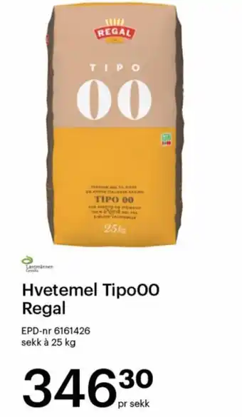 Storcash Hvetemel Tipo00 Regal tilbud