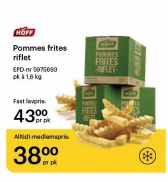 Storcash Pommes frites riflet tilbud