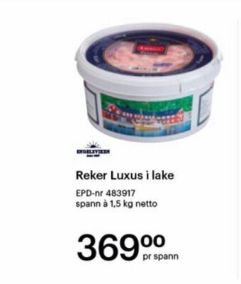 Storcash Reker Luxus i lake tilbud