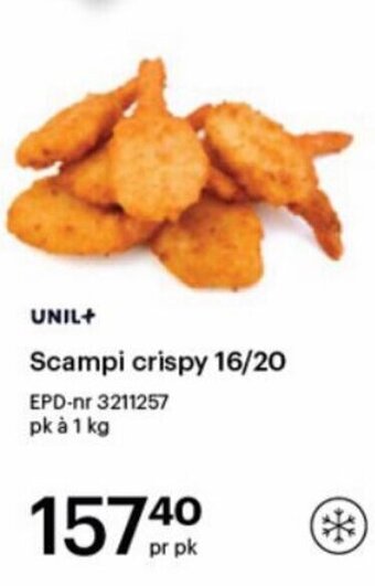 Storcash Scampi crispy 16/20 tilbud