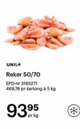 Storcash Reker 50/70 tilbud