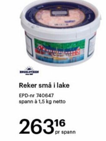 Storcash Reker små i lake tilbud