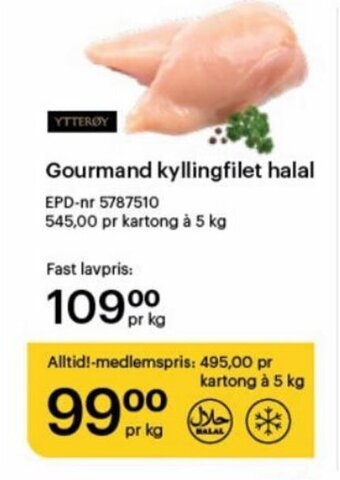 Storcash Gourmand kyllingfilet halal tilbud