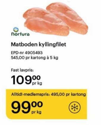 Storcash Matboden kyllingfilet tilbud