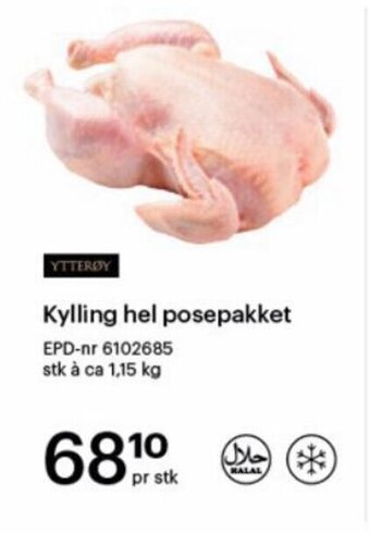 Storcash Kylling hel posepakket tilbud