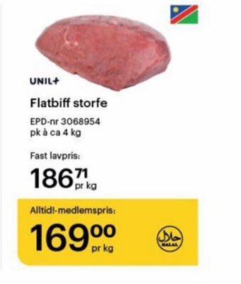 Storcash Flatbiff storfe tilbud