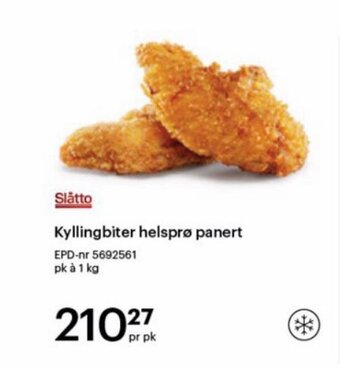Storcash Kyllingbiter helsprø panert tilbud
