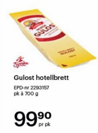 Storcash Gulost hotellbrett tilbud