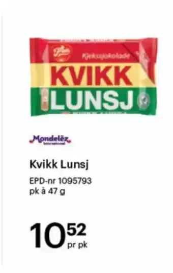 Storcash Kvikk Lunsj tilbud