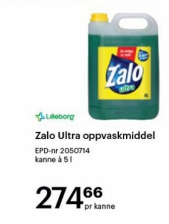 Storcash Zalo Ultra oppvaskmiddel tilbud