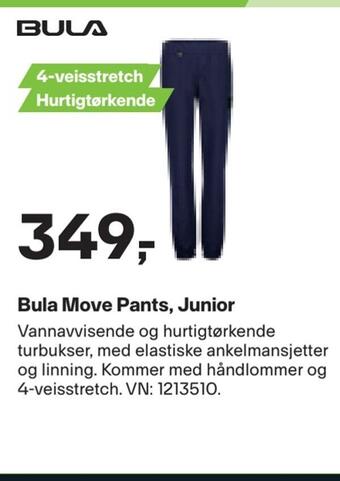 XXL Sport Bula move pants, junior tilbud