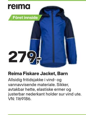 XXL Sport Reima fiskare jacket, barn tilbud