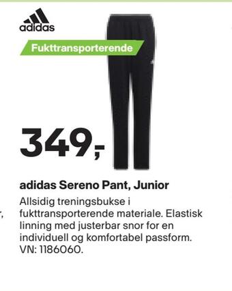 XXL Sport Adidas sereno pant, junior tilbud
