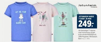 Sport 1 JOTUNHEIM VARDE T-SHIRT JR MINI tilbud
