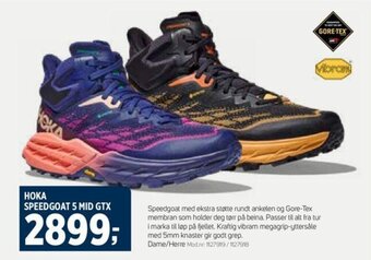Sport 1 HOKA SPEEDGOAT 5 MID GTX tilbud