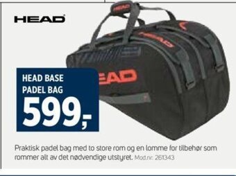 Sport 1 HEAD BASE PADEL BAG tilbud
