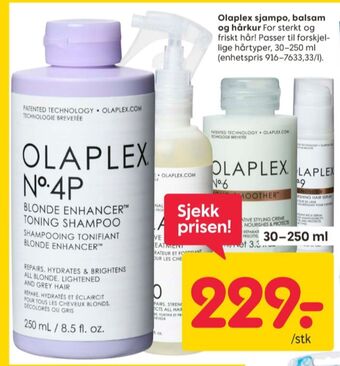 Rusta Olaplex hårpleje tilbud