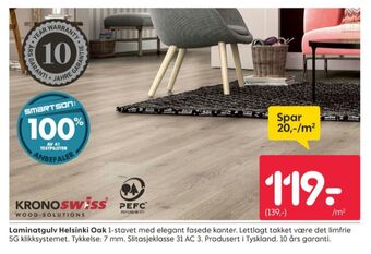 Rusta Krono laminatgulv tilbud