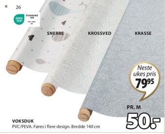 JYSK VOKSDUK tilbud
