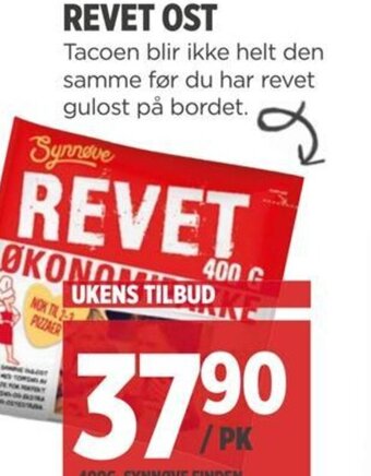 Meny REVET OST tilbud