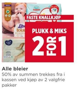 Meny Alle bleier tilbud