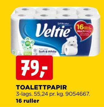 jem & fix Toalettpapir tilbud