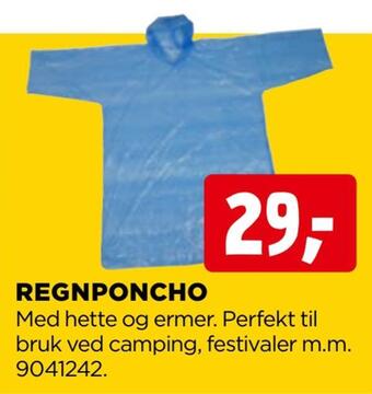 jem & fix Regnponcho tilbud