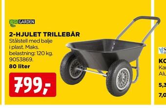 jem & fix 2-hjulet trillebår tilbud