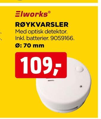 jem & fix Røykvarsler tilbud