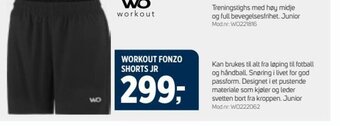 Sport 1 WORKOUT FONZO SHORTS JR tilbud
